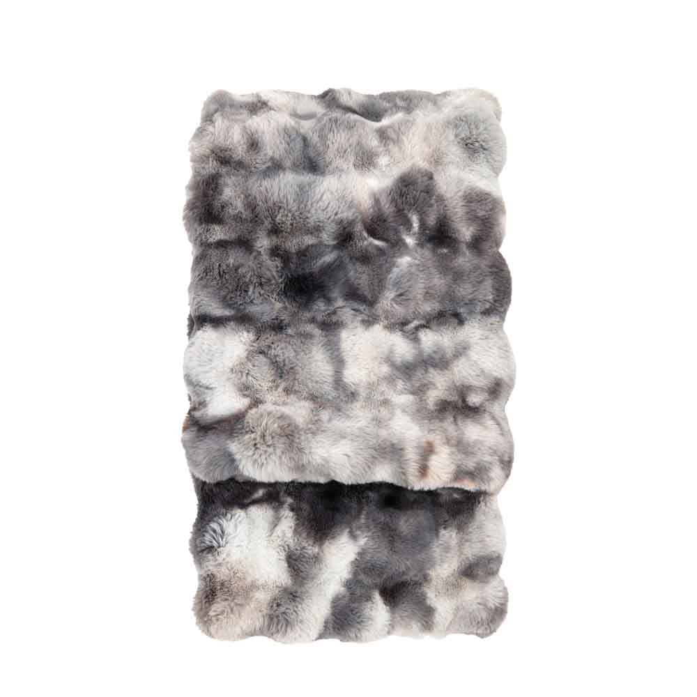 Marshmallow Rabbit Faux Fur Throw