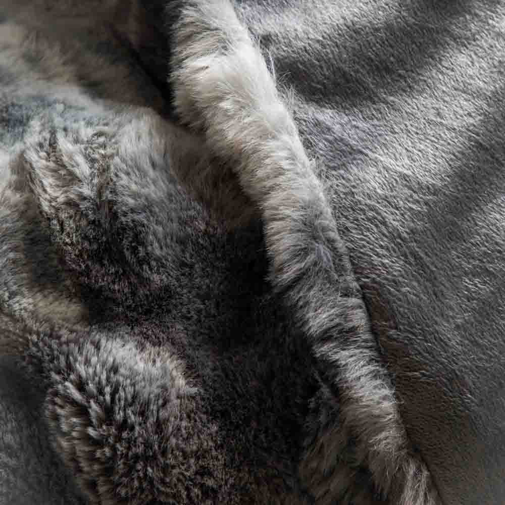 Marshmallow Rabbit Faux Fur Throw