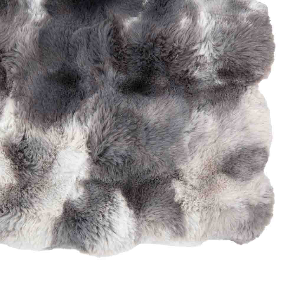 Marshmallow Rabbit Faux Fur Throw