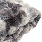 Marshmallow Rabbit Faux Fur Throw