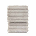 Ribbed Faux Fur Throw Natural