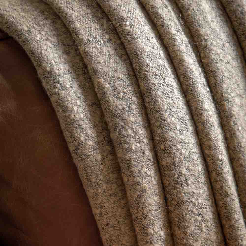 Melange Acrylic Throw Natural
