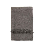 Melange Acrylic Throw Dark Grey