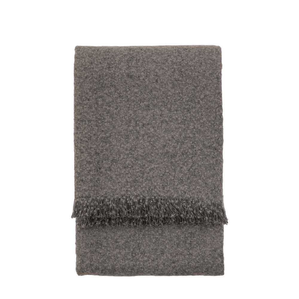 Melange Acrylic Throw Dark Grey
