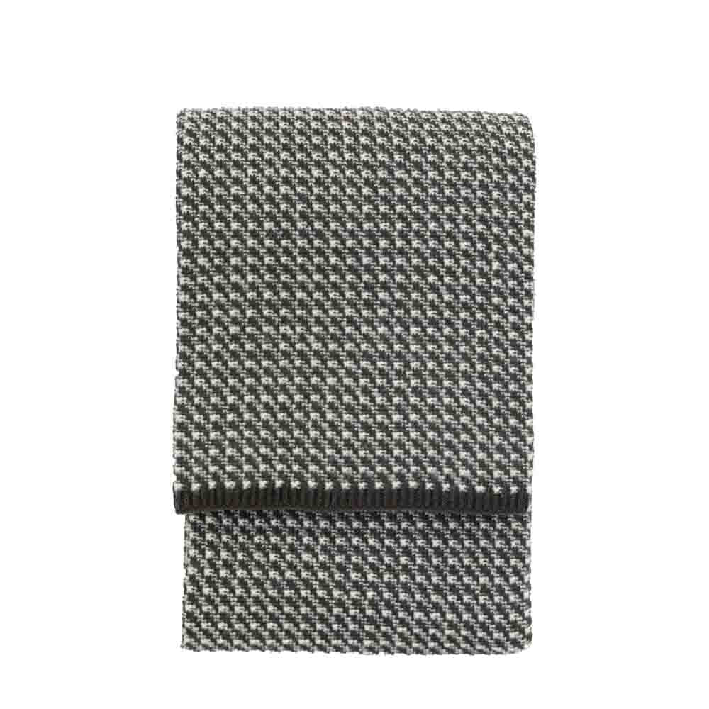 Cross Knit Throw Grey