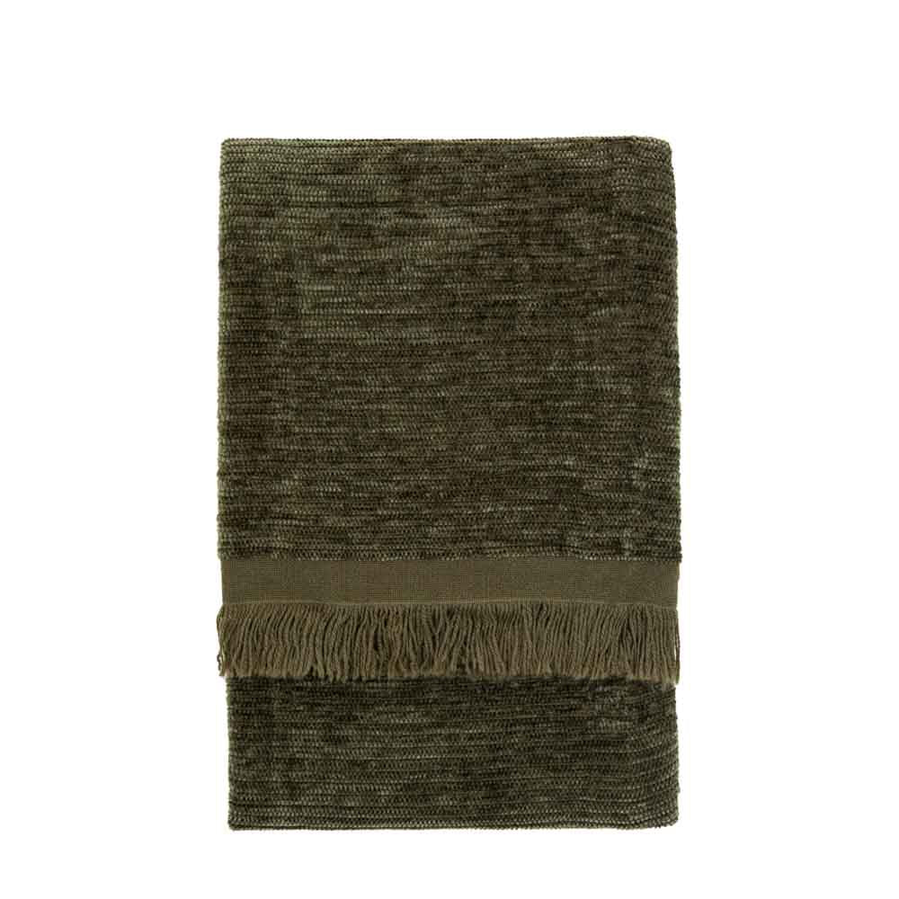 Willow Chenille Throw Khaki