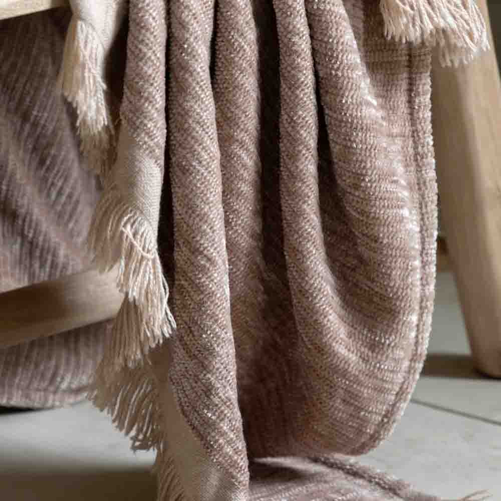 Willow Chenille Throw Natural