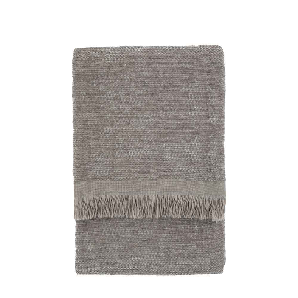 Willow Chenille Throw Grey