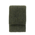 Luxury Melange Knit Throw Khaki