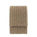 Luxury Melange Knit Throw Oatmeal