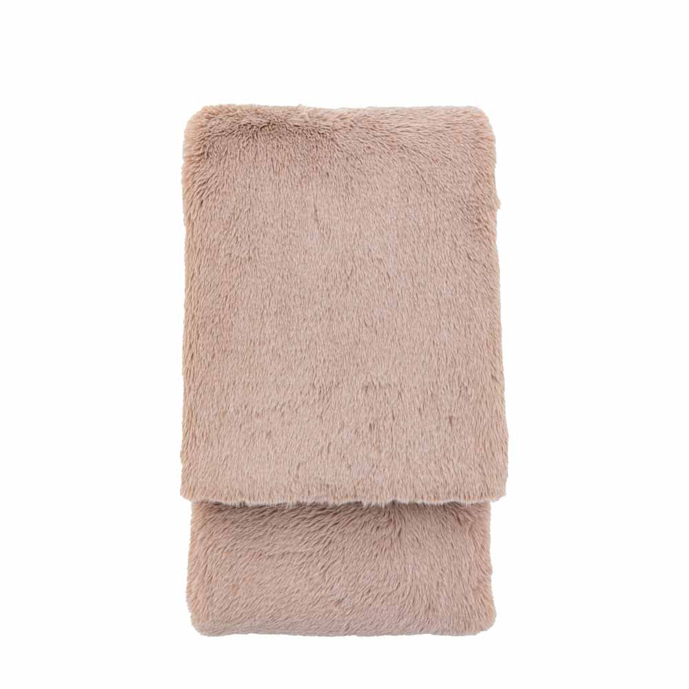 Juniper Faux Fur Throw Large Mauve