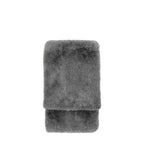 Roscose Faux Fur Throw Small Smoke Grey