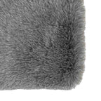 Roscose Faux Fur Throw Large Smoke Grey