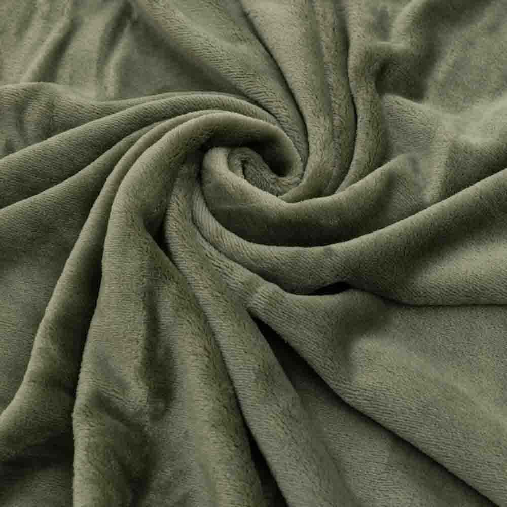 Simply Green Recycled Throw Olive