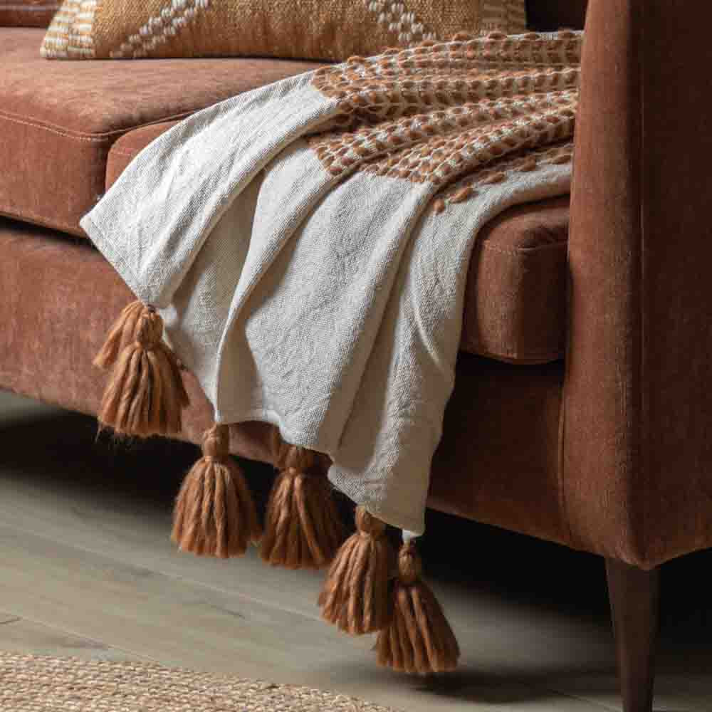 Dolby Woven Throw Rust