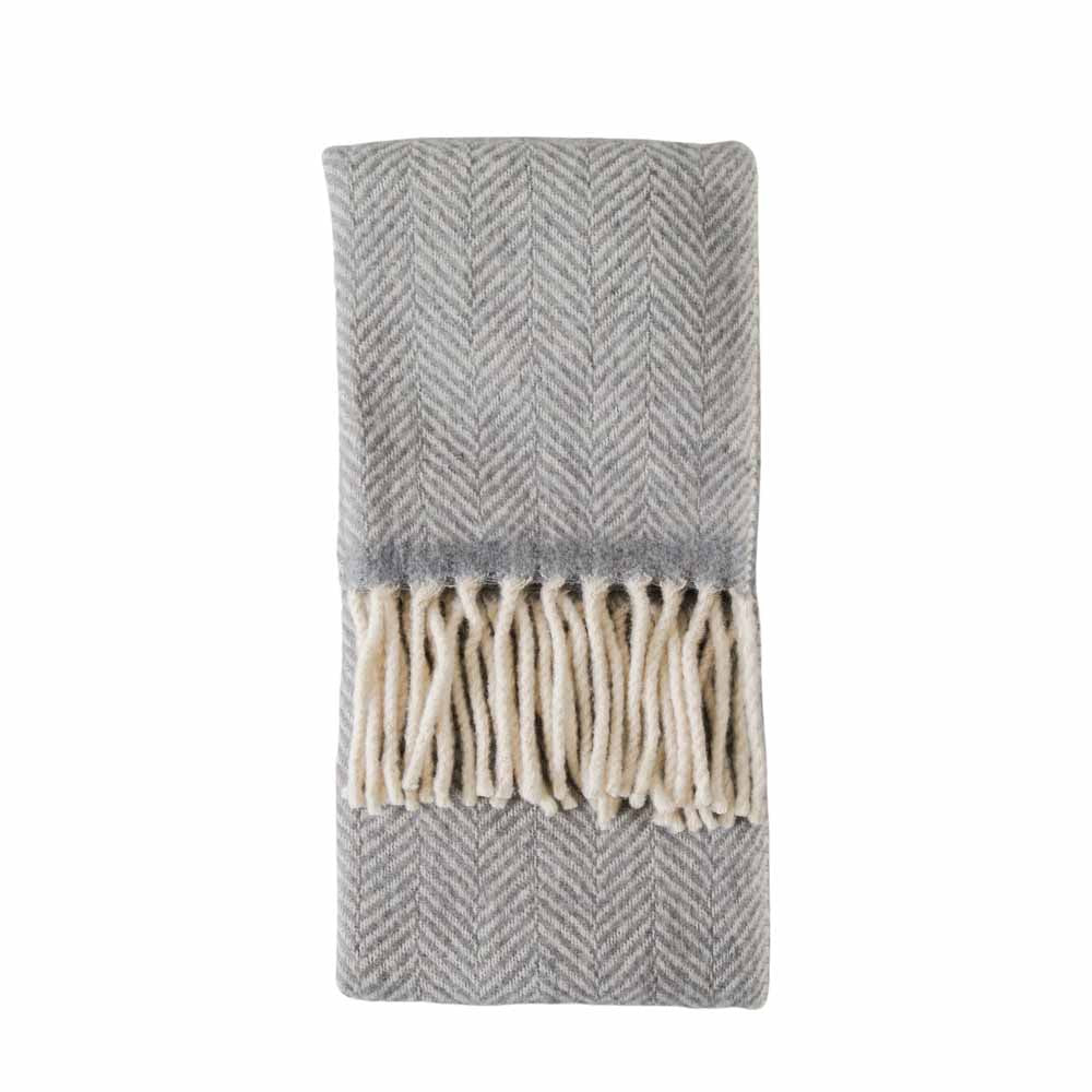 Wool Throw Grey
