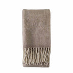 Wool Throw Taupe