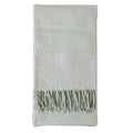 Herringbone Faux Mohair Throw Sage