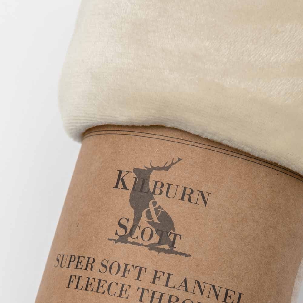 Rolled Flannel Fleece Oatmeal