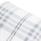 Tartan Sherpa Throw Grey