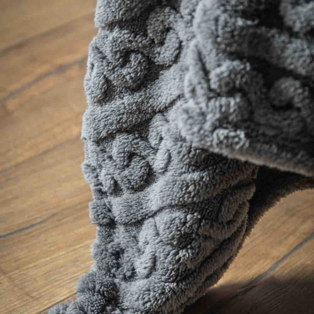 Textures Twist Knit Grey