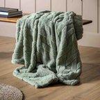 Textures Cross Knit Aspen Green