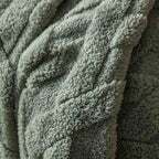 Textures Cross Knit Aspen Green