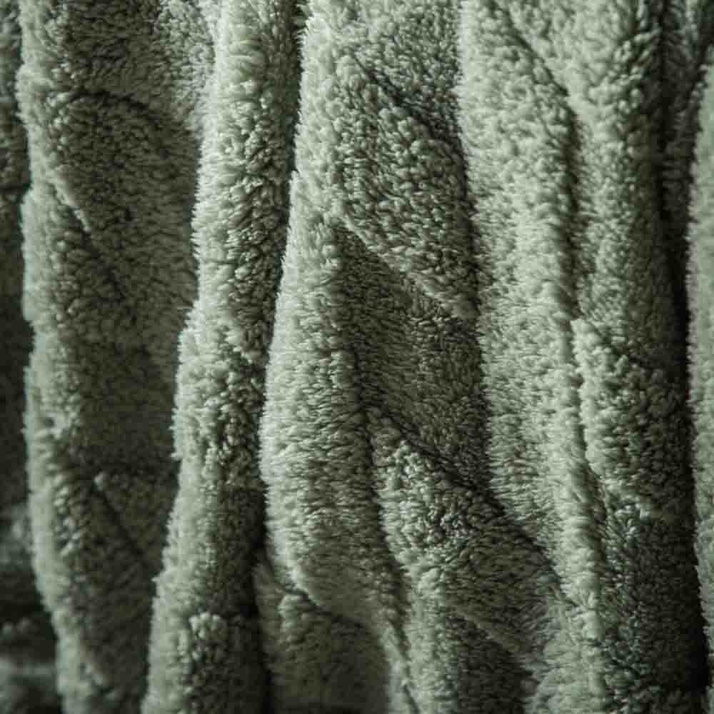 Textures Cross Knit Aspen Green
