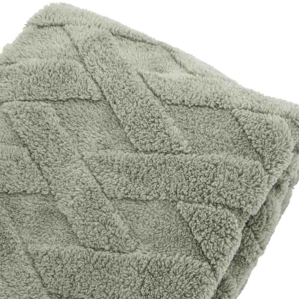 Textures Cross Knit Aspen Green