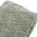 Textures Cross Knit Aspen Green