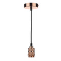 1 Light E27 Decorative Suspension Copper<br>Polished Copper