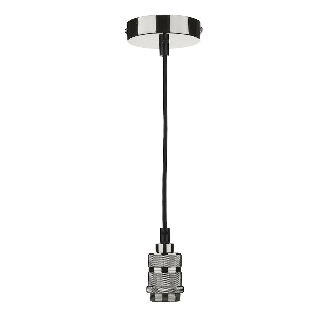 1 Light E27 Decorative Suspension Gun Metal<br>Satin Pewter