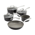Stellar SPC1 Rocktanium, 5 Piece Saucepan Set, Non-Stick