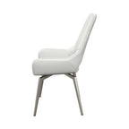 Spinello Swivel Dining Chair White - Pair