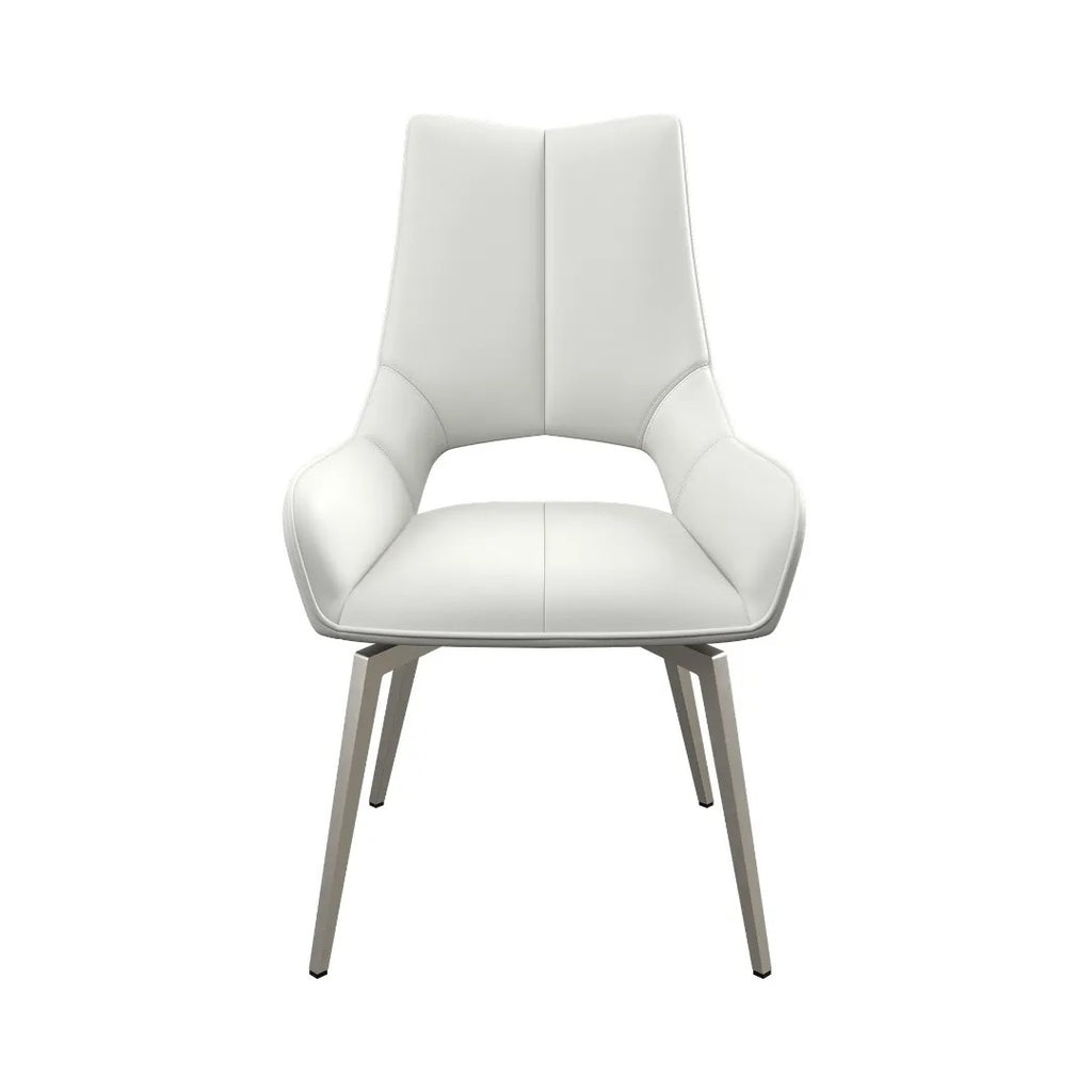 Spinello Swivel Dining Chair White - Pair