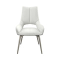 Spinello Swivel Dining Chair White - Pair