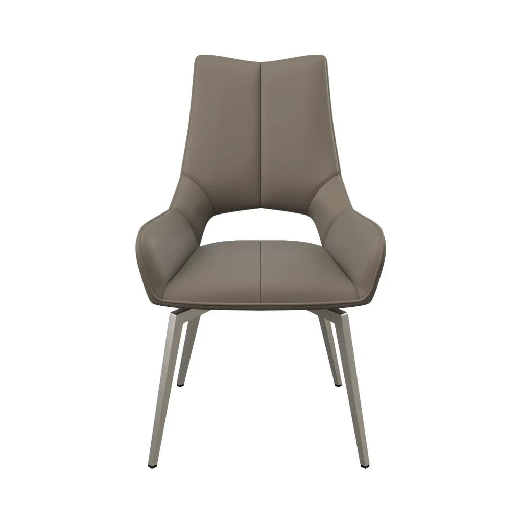Spinello Swivel Dining Chair Taupe - Pair