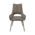 Spinello Swivel Dining Chair Taupe - Pair