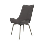 Spinello Swivel Dining Chair Grey - Pair