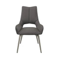 Spinello Swivel Dining Chair Grey - Pair