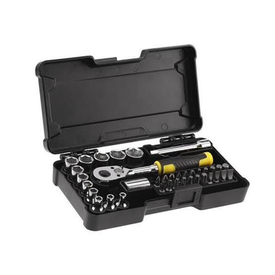 Stanley 1/4in Drive Compact Socket Set 37 Piece
