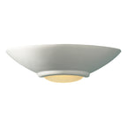 Stella Wall Light White Unglazed Ceramic Glass<br>White Ceramic