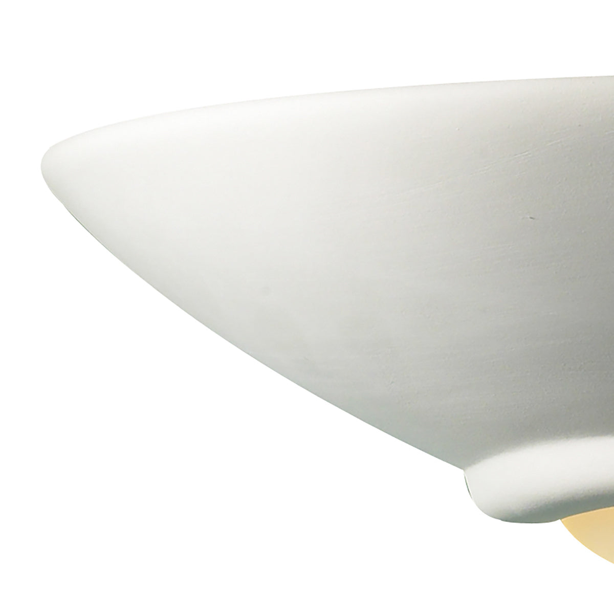 Stella Wall Light White Unglazed Ceramic Glass<br>White Ceramic