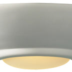 Stella Wall Light White Unglazed Ceramic Glass<br>White Ceramic