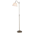 Suffolk Rise & Fall Floor Lamp Antique Brass With Shade <br>Antique Brass