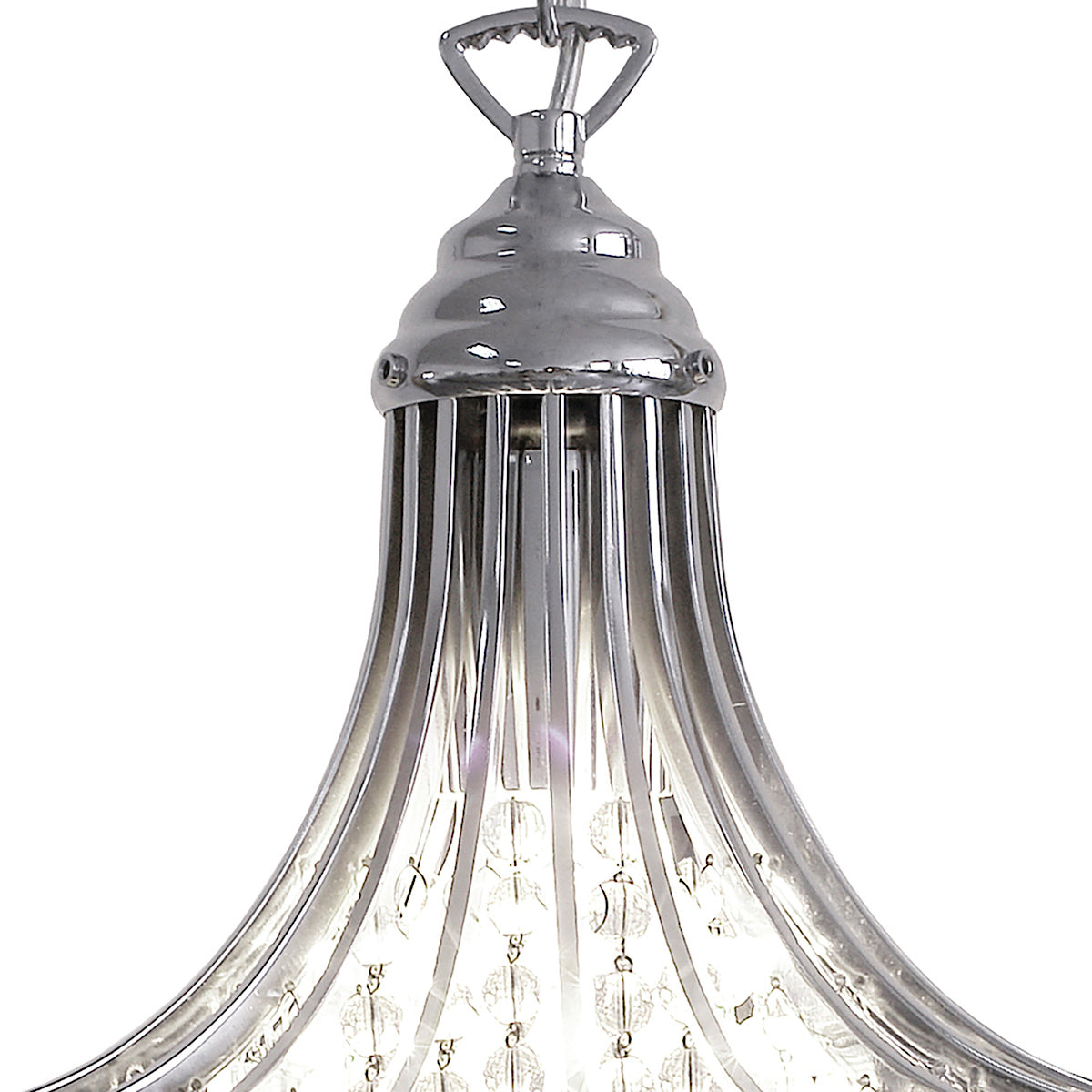 Suri 1 Light Pendant Crystal Polished Chrome<br>Polished Chrome