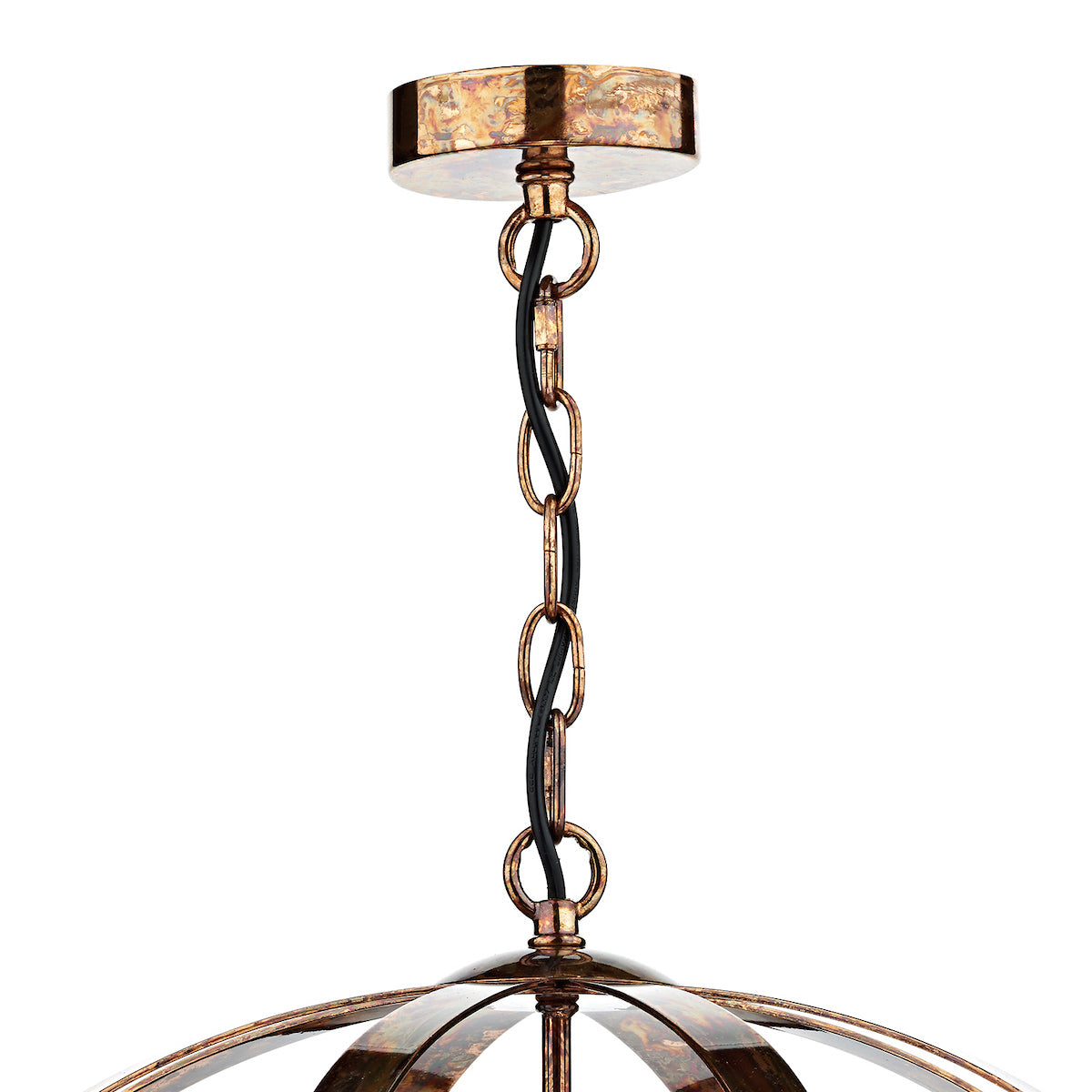 Symbol 3 Light Pendant Petrol Copper<br>Mottled Copper