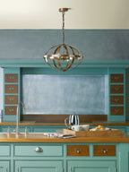 Symbol 3 Light Pendant Petrol Copper<br>Mottled Copper