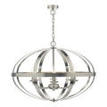Symbol 6 Light Pendant Satin Chrome<br>Satin Chrome