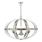 Symbol 6 Light Pendant Satin Chrome<br>Satin Chrome